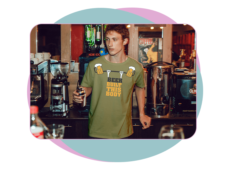 Vlastné pivné tričká – potlač na tričko Oktoberfest - puppynator.sk