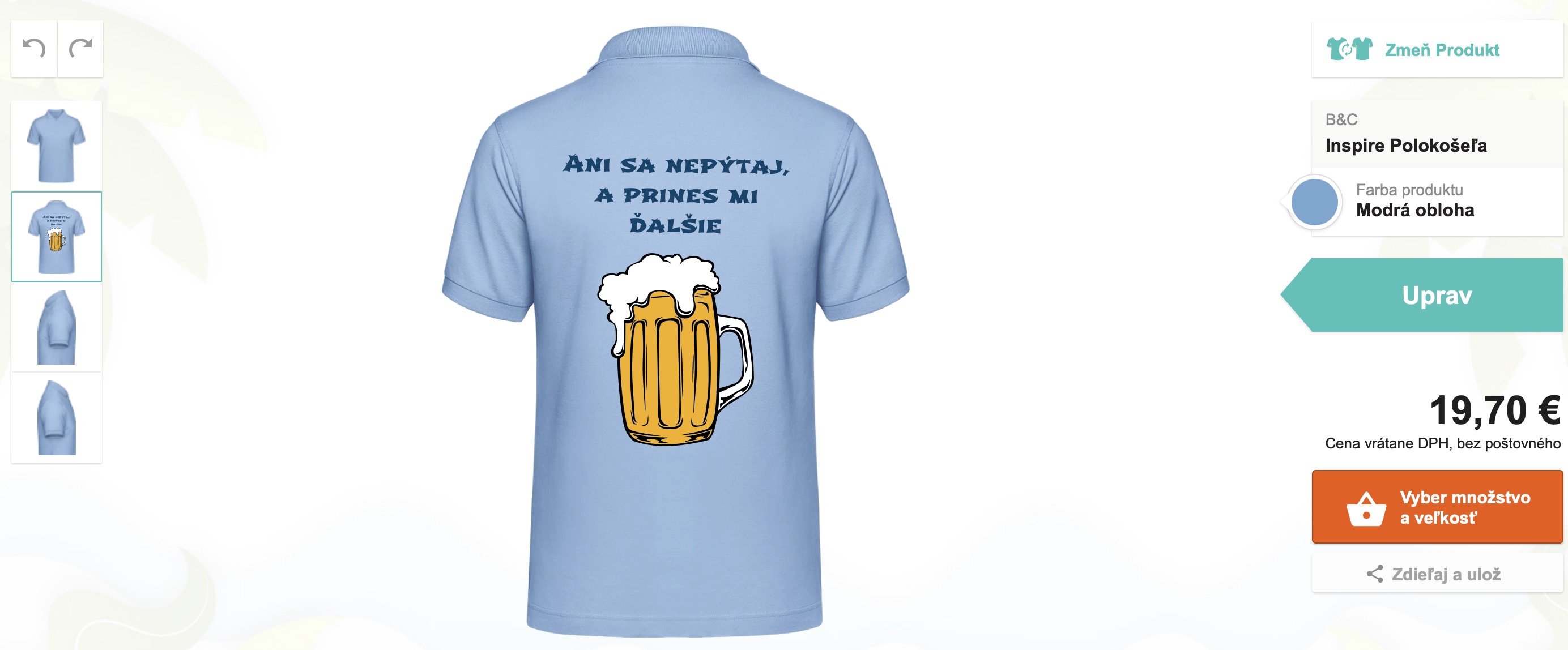 Pivné tričko s potlačou ako darček pre chlapa - puppynator.sk